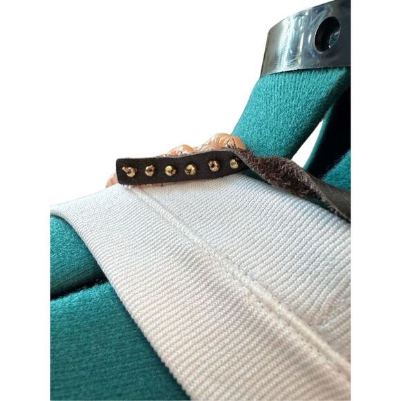 Lucky Brand Coral and Gold Multi Strand Necklace with suede tie - Picture 3 of 8